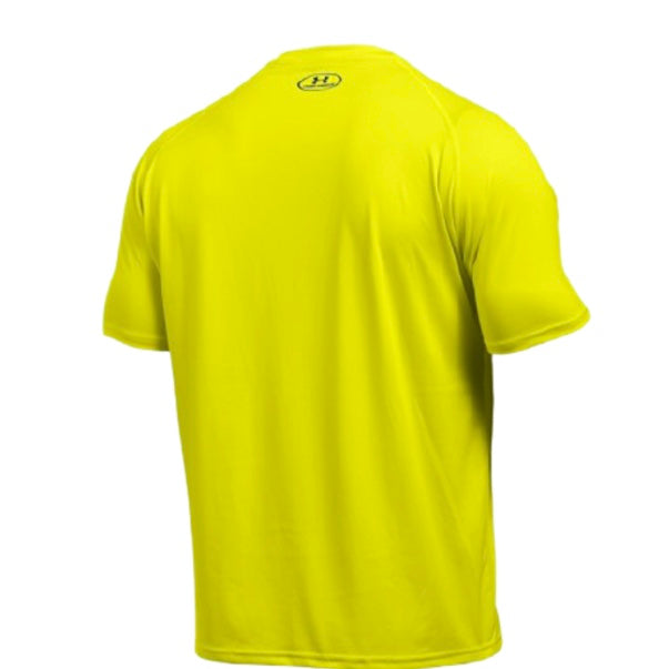 Under Armour Men's UA Tech Tiger Top Tee Shirt (Yellow)