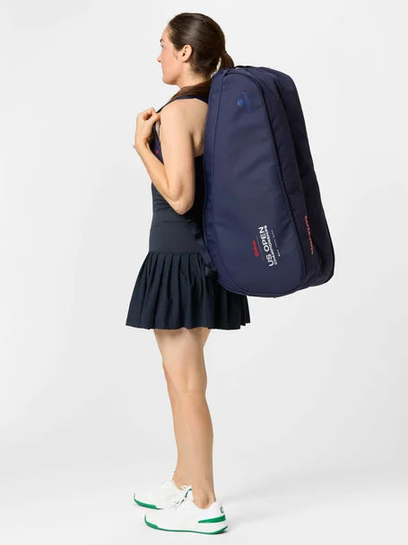 Wilson 2025 US Open Tour (6 Pack) Racket Bag (Navy)