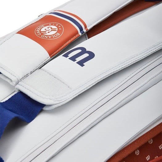 Wilson Roland Garros Premium (9 Pack) Racket Bag (Oyster-Navy)