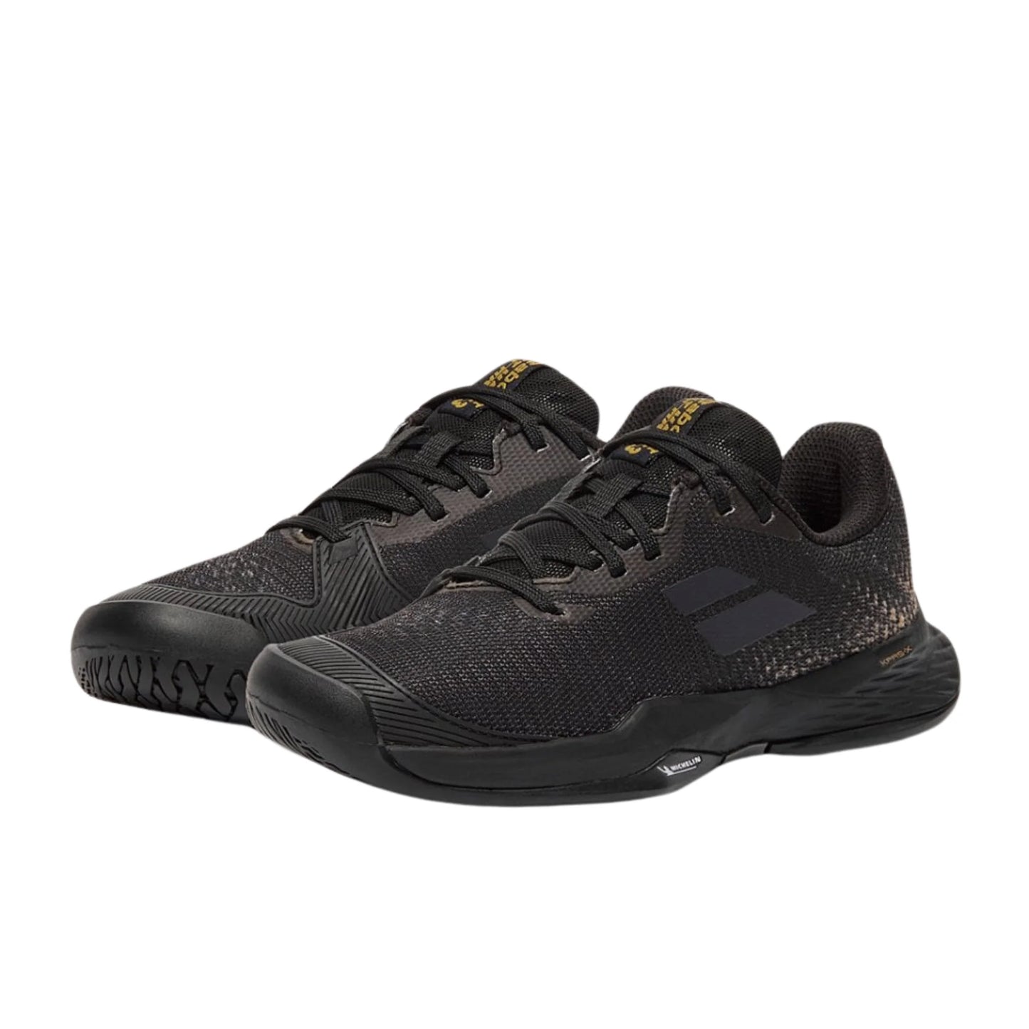 Babolat Jet Mach 3 Junior Tennis Shoes (Black-gold)