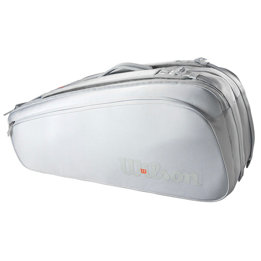 Wilson Super Tour (9 Pack) Shift Racket Bag (White)