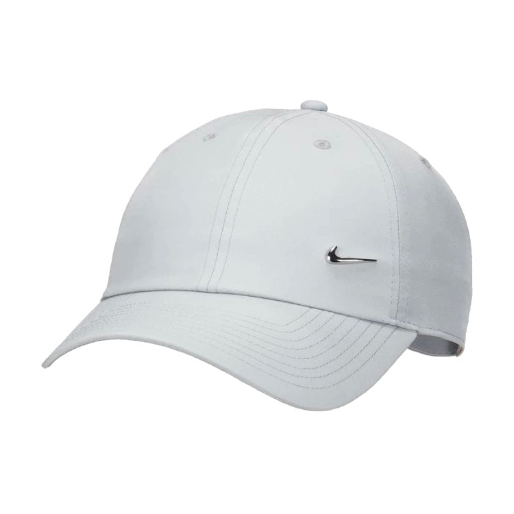 Nike Unisex Adult / Junior Metal Swoosh H86 Adjustable Cap (Light Grey)