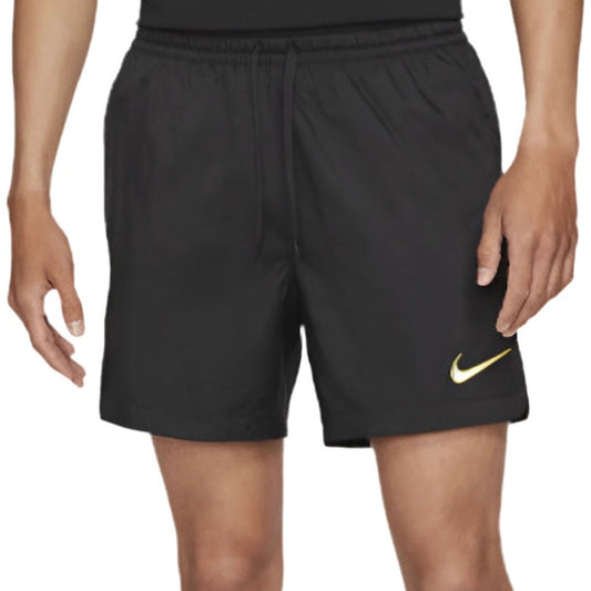 Nike Men's Dri-Fit FC Athleisure Sports Lightweight Woven Shorts 6-inch (Black) DA2187