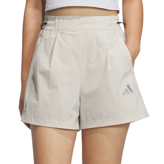 Adidas Women’s Modern Tech Woven Shorts (Beige)