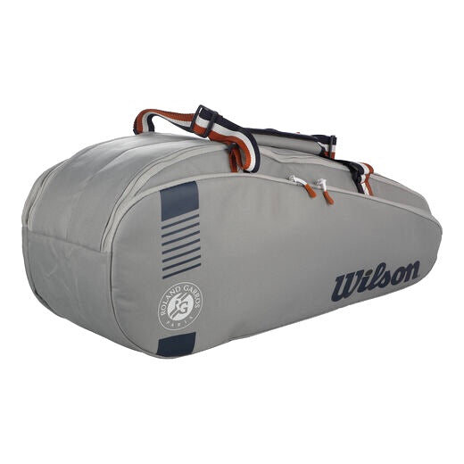 Wilson Roland Garros Team (6 Pack) Racket Bag (Grey)