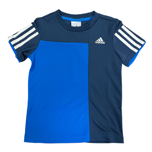 Adidas Junior Kids / Youth Boy’s Dri-FIT Club Tee Top T-shirt (Blue)