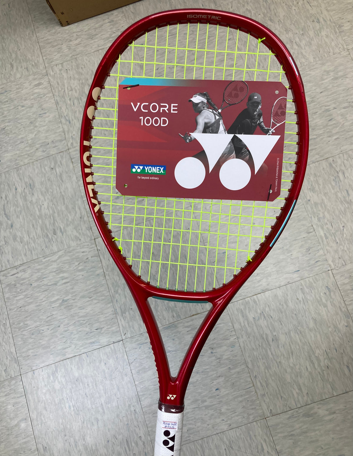 Yonex VCORE 100D (2026) Tennis Racket (Unstrung 305g) (Strung with Tecnifibre Razor Soft @ 52lb)