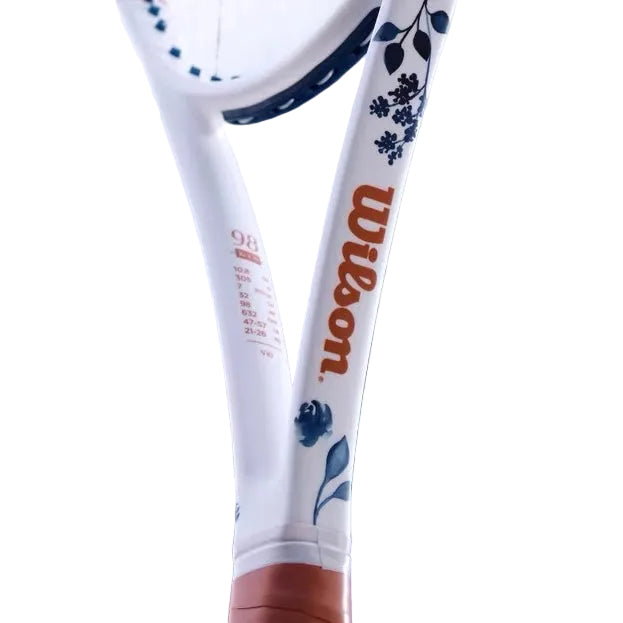 Wilson Blade 98 16x19 v10 Heritage Porcelain Limited Edition Tennis Racket (305g) (Unstrung)