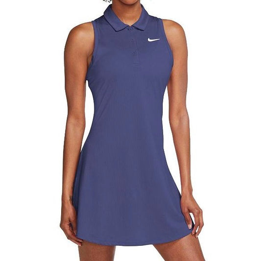 Nike Women’s Court Victory Dri-FIT Polo Dress (Navy)