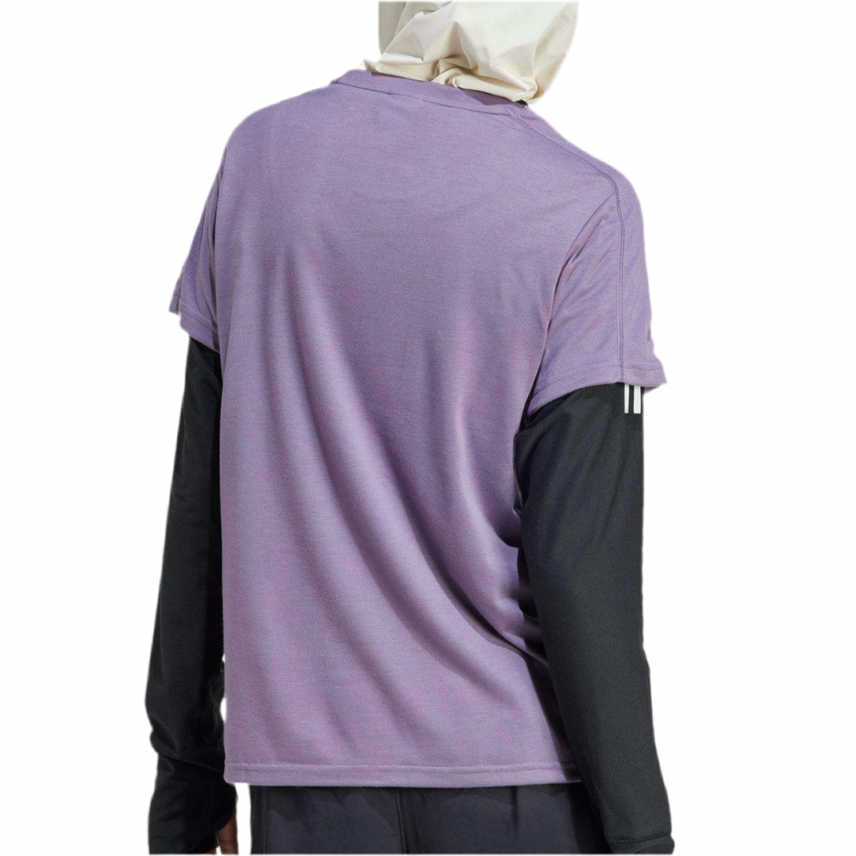 Adidas Women’s AEROREADY Train Essential Crewneck Tee Top T-shirt (Purple)