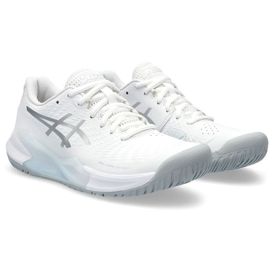 Asics Gel-Challenger 14 Women's Tennis Shoes (White-Pure Silver)