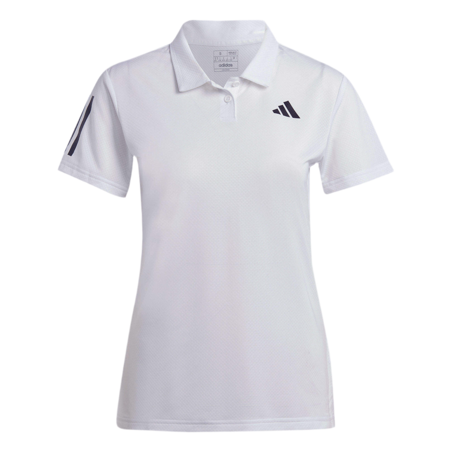 Adidas Women’s Dri-Fit Club Tennis Polo Shirt Tee Top (White)