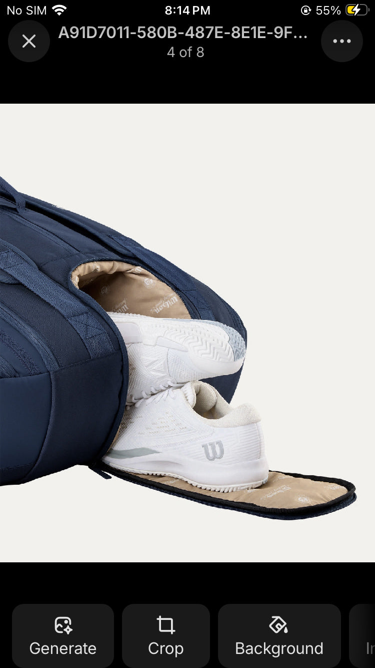 Wilson 2026 Roland Garros Session Soiree (15 Pack) Racket Bag