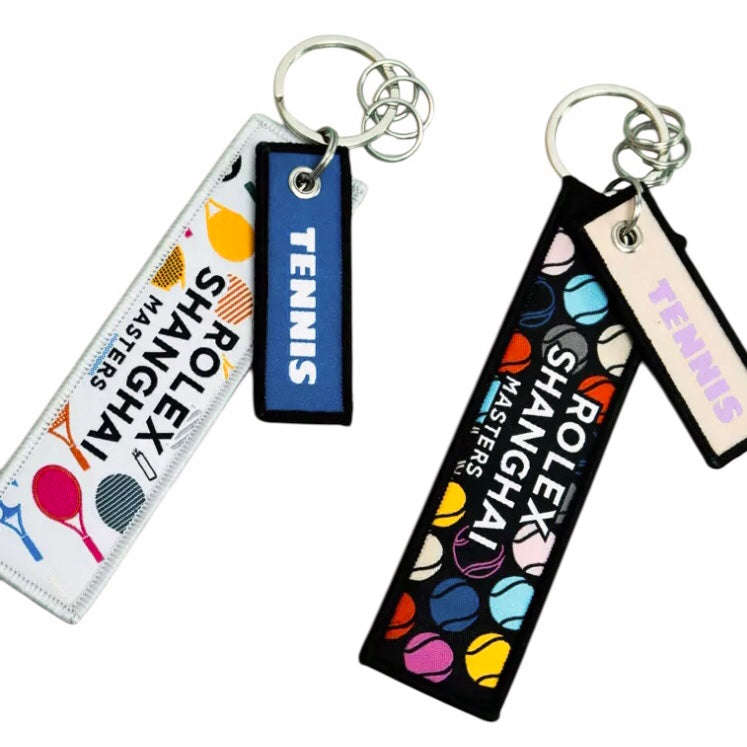 Rolex Shanghai Masters Embroidered Keyring Keychain