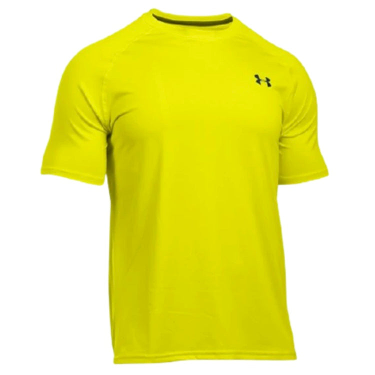 Under Armour Men's UA Tech Tiger Top Tee Shirt (Yellow)