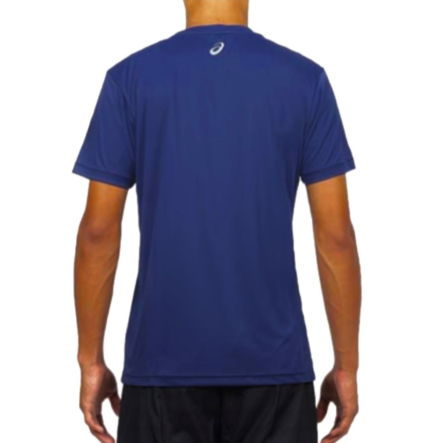 ASICS Men's Dri-Fit Logo Top Tee Shirt (Dark Blue)