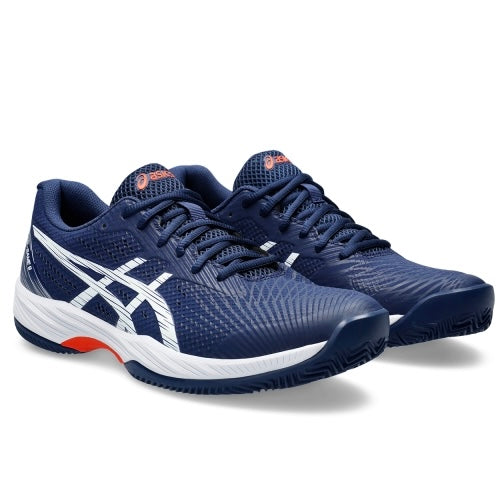 Asics Gel-Game 9 GS Junior Tennis Shoes (Blue expanse-White)