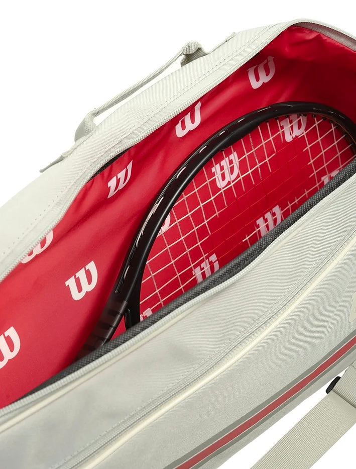 Wilson 2025 Team (3 Pack) Racket Bag (Oats)