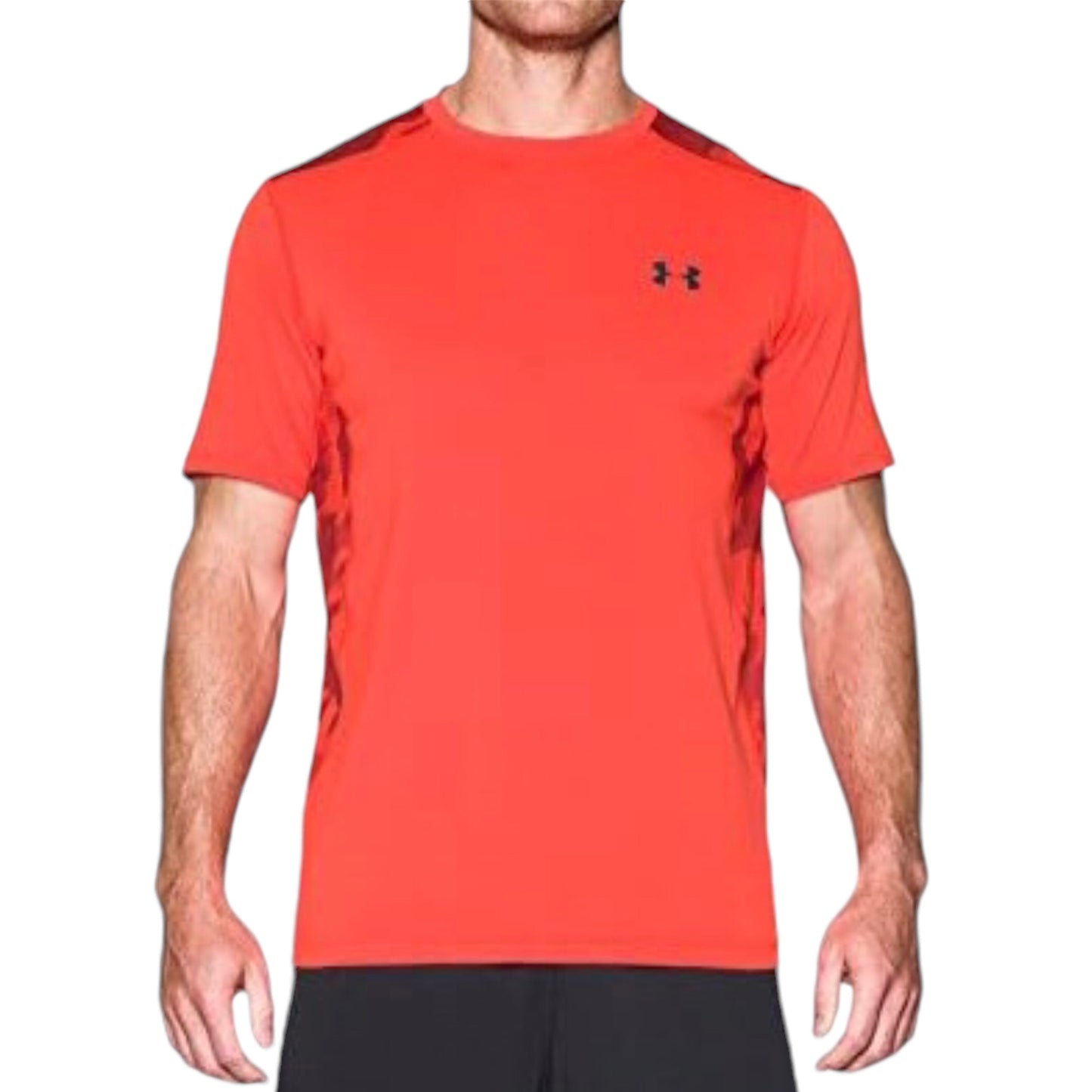 Under Armour Men's UA Raid SL Top Tee Shirt (Orange)