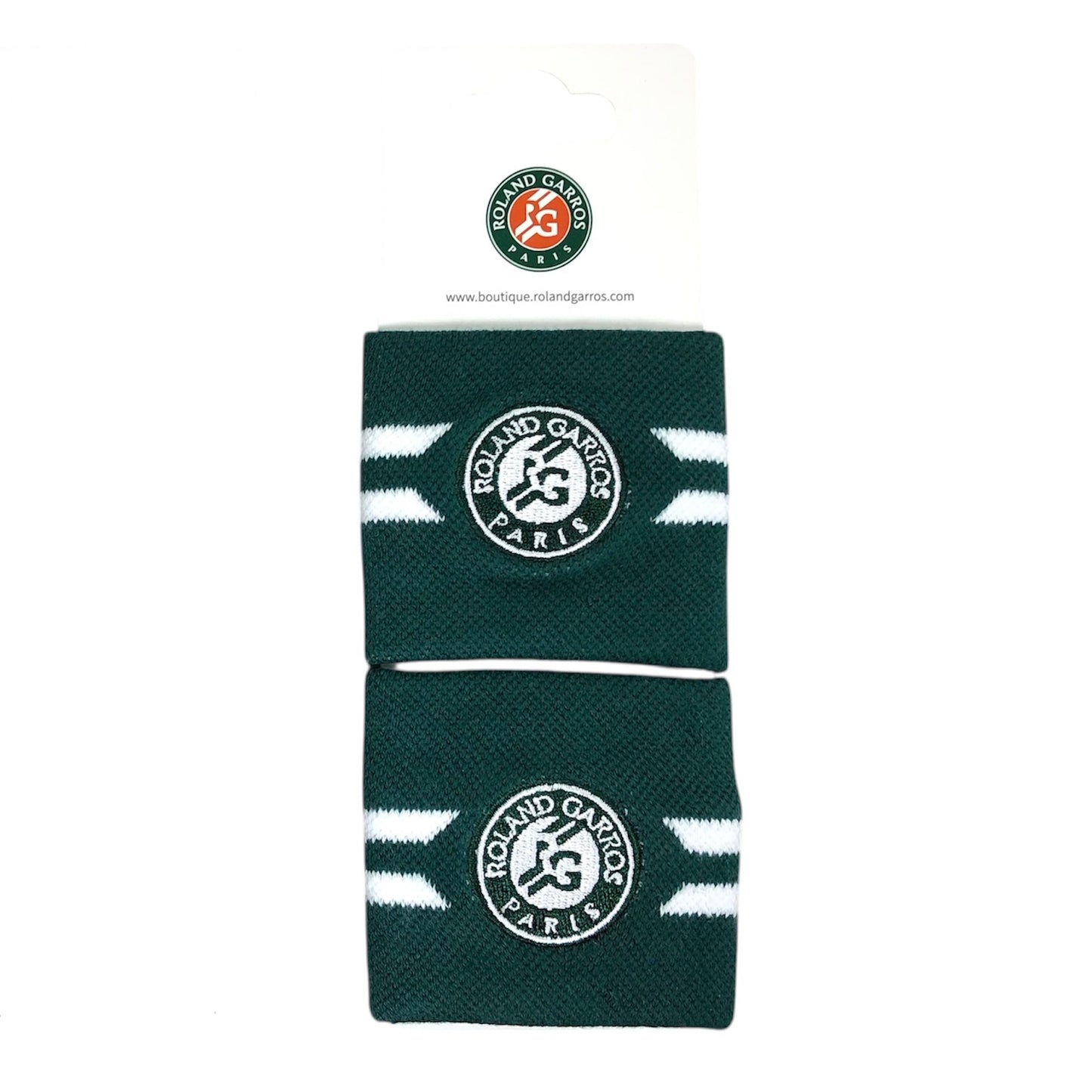 Roland Garros Wristbands (Navy / Green)