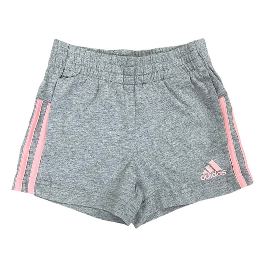 Adidas Junior Kids / Youth Girl's Knitted Shorts (Light grey-pink)