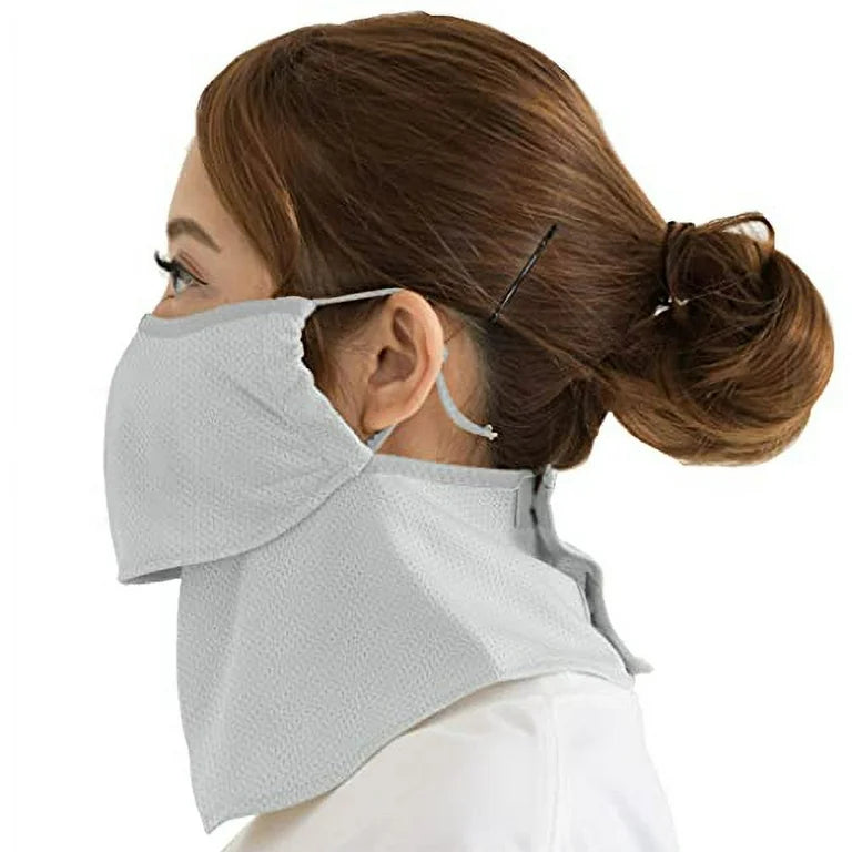 Yakenu Japan Face Cover (COOL) Washable UV Protection Cut Mask