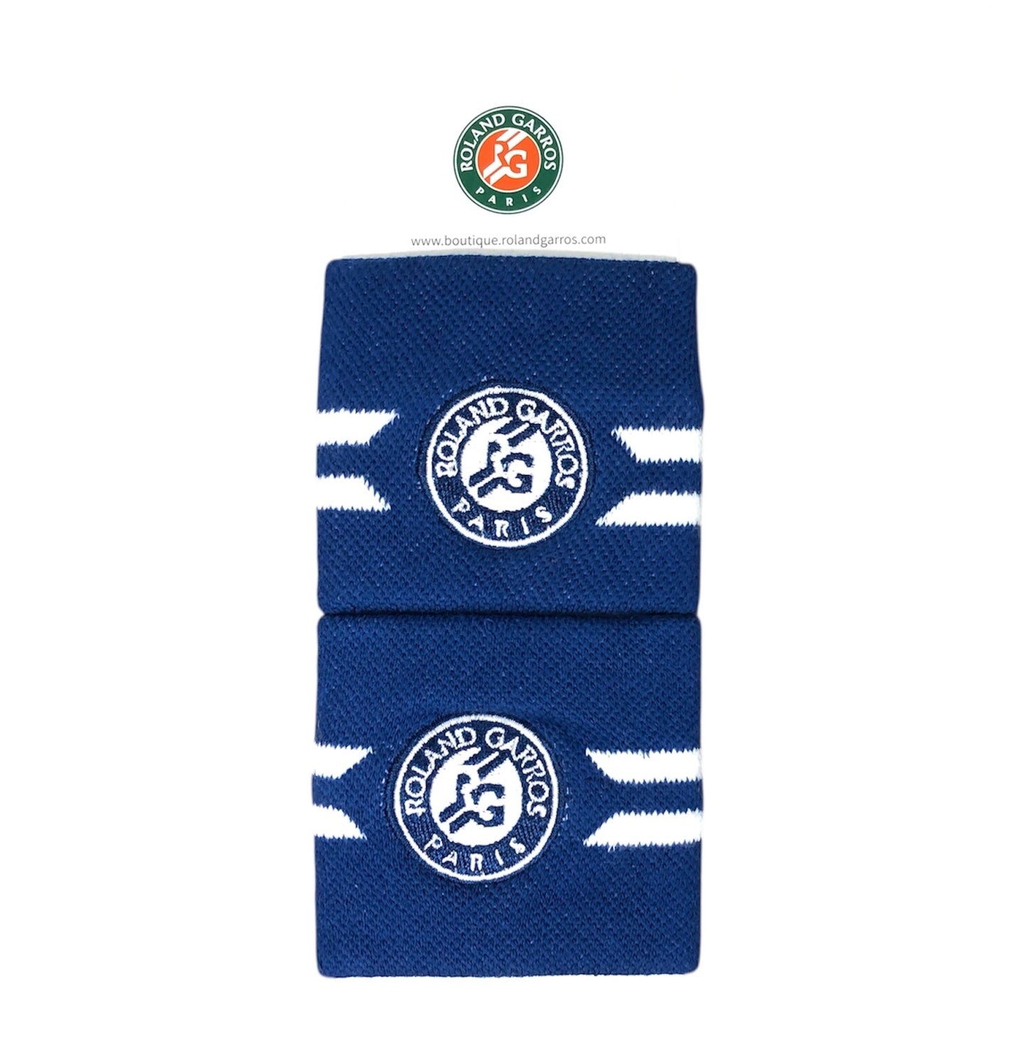 Roland Garros Wristbands (Navy / Green)
