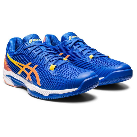 Asics Solution Speed FF 2 Men's Tennis Shoes (Tuna Blue-Sun Peach)