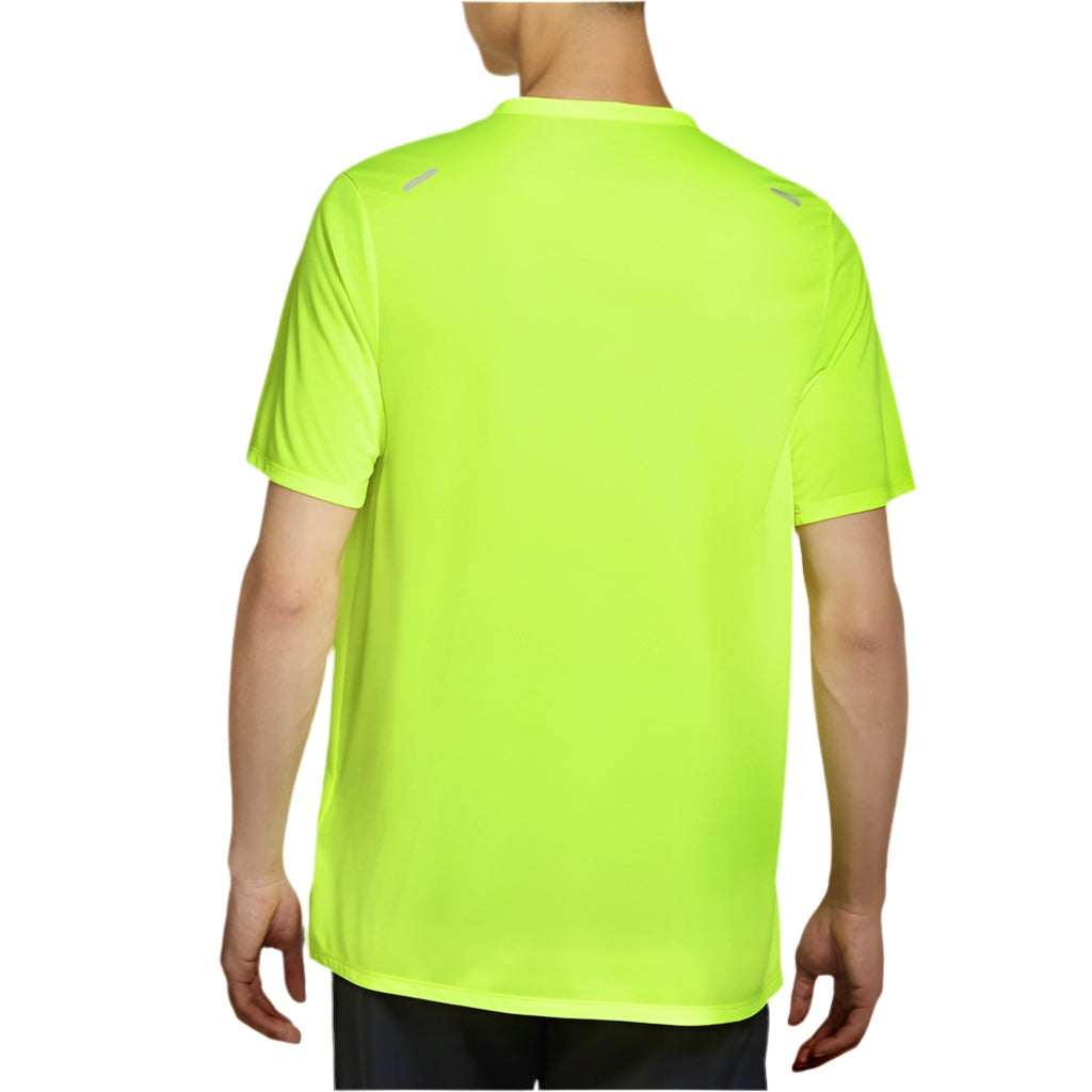 Nike Men’s Dri-FIT Rise 365 Top Tee T-Shirt (Lime Yellow)