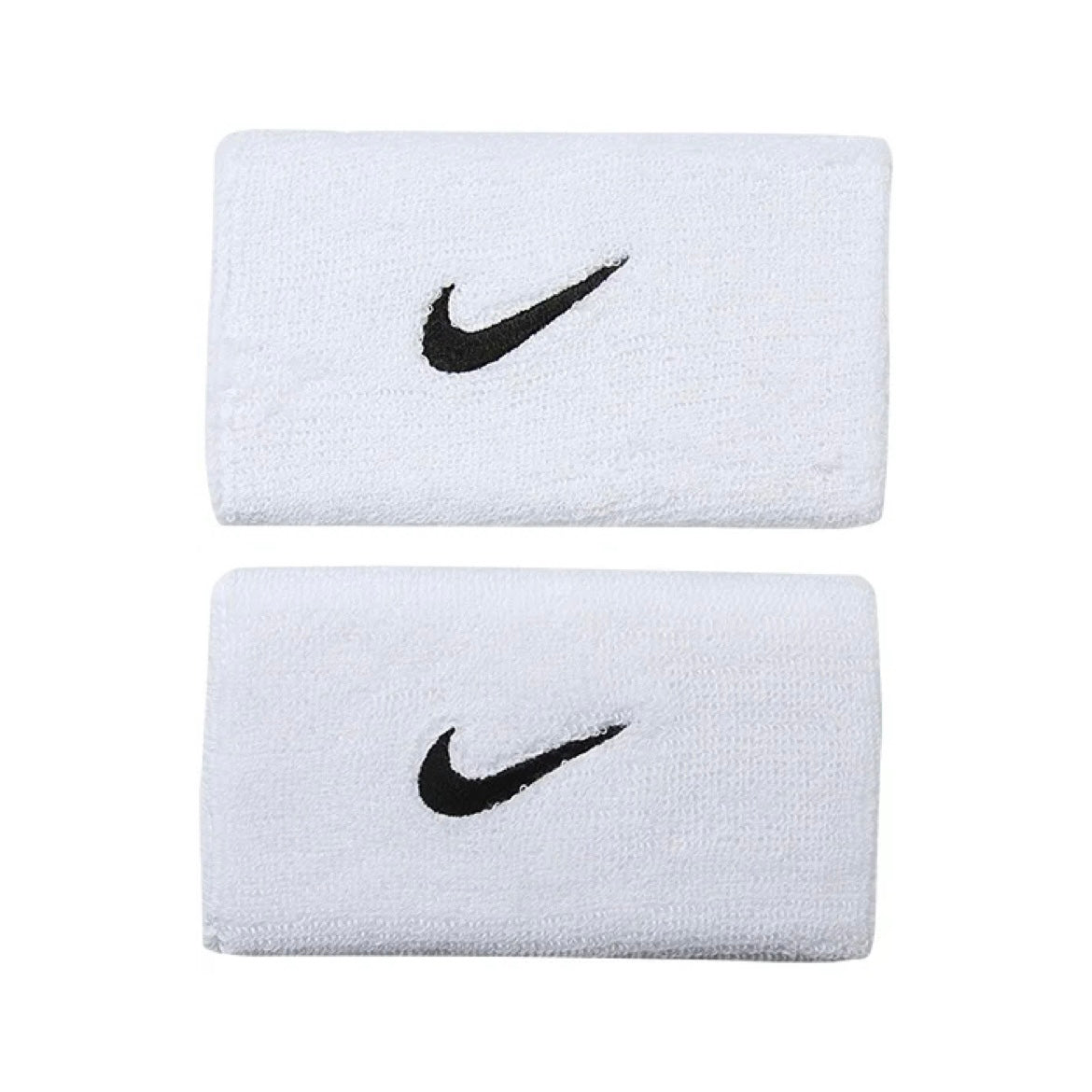 Nike Swoosh Doublewide Wristbands (a pair)