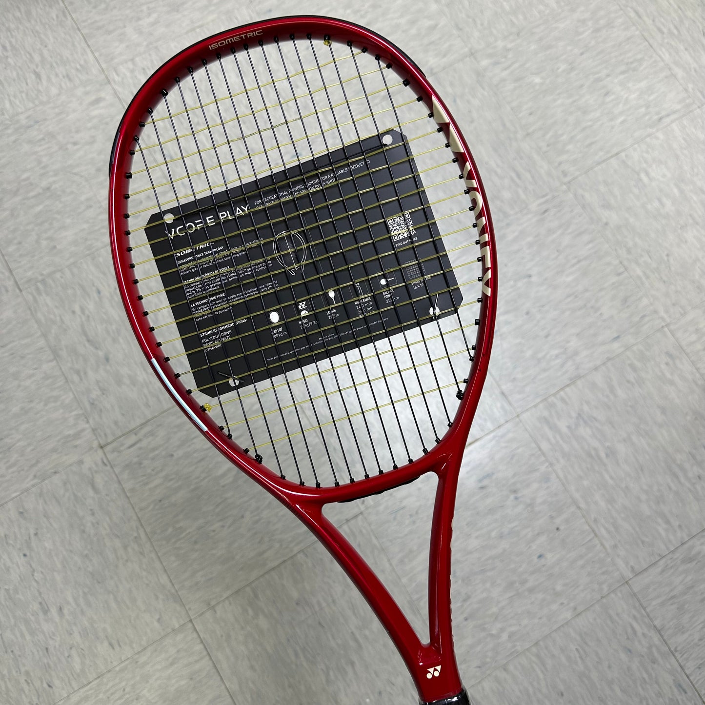 Yonex VCORE Play 2026 Tennis Racket (Unstrung 265g) (Strung with IQ Poly XT/ProKennex Monofilament @ 50 lbs)