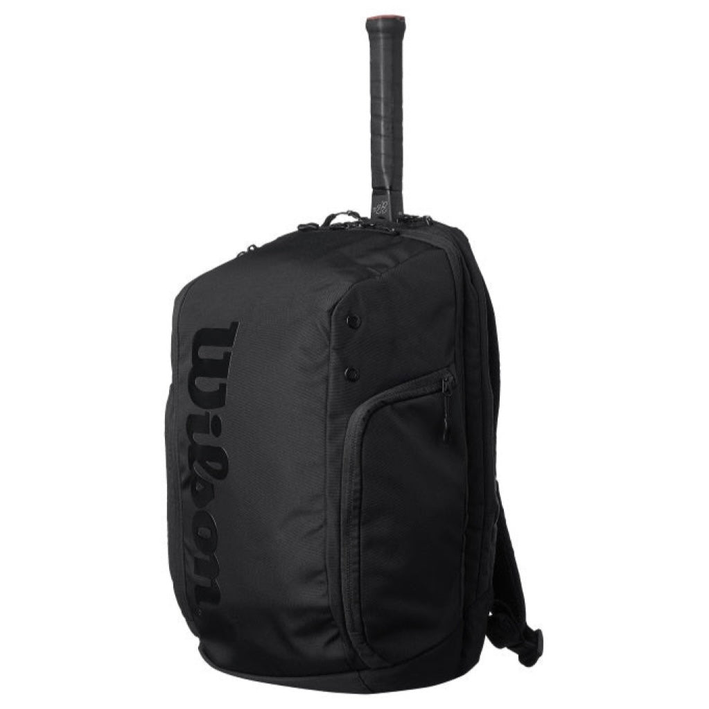 Wilson Super Tour Pro Staff Backpack Bag (Black)