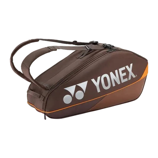 Yonex Pro (6 Pack) Racket Bag (Espresso Brown)