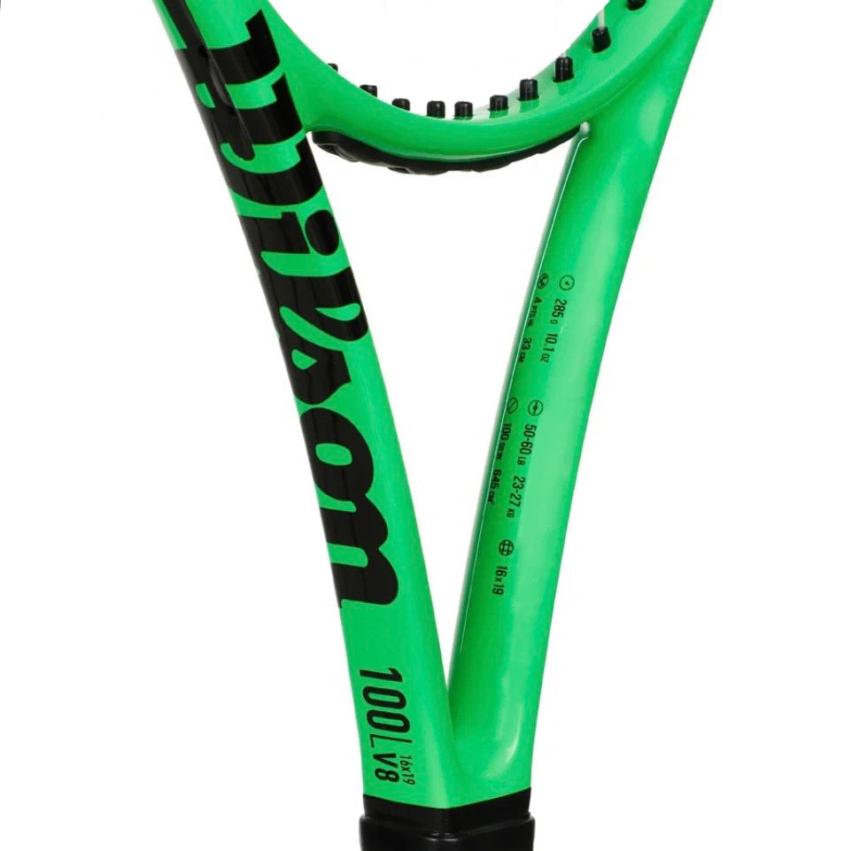 Wilson Blade 100L v8 Neon Green Limited Edition Tennis Racket (285g) (Unstrung)