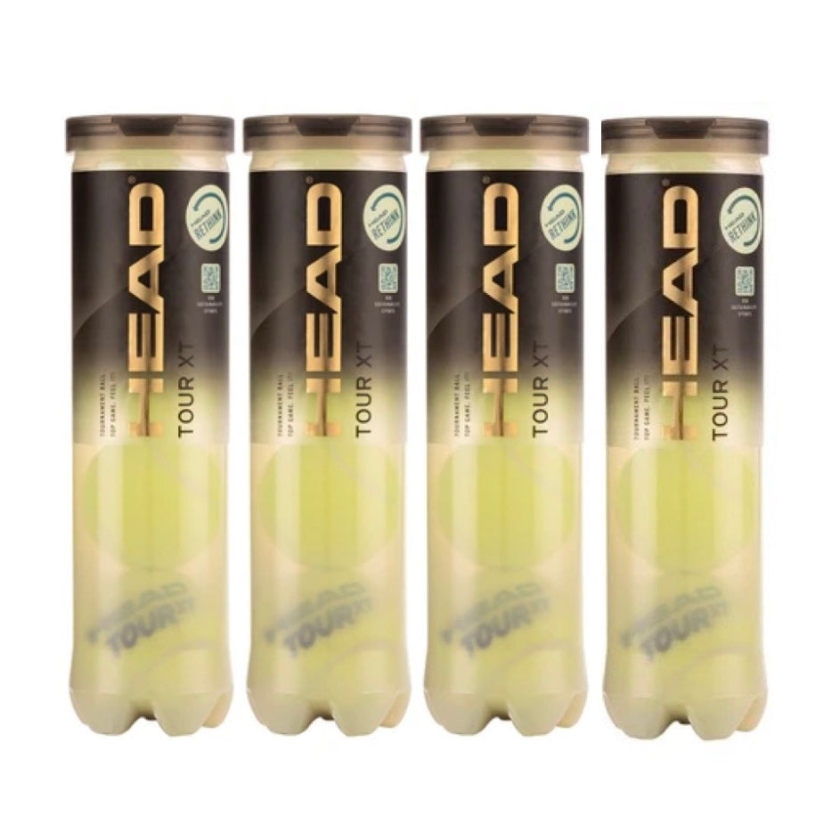 Head Tour XT Tennis Balls 4B (4 balls per can)