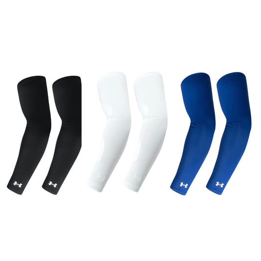 Under Armour UV Protection Arm Sleeves (Black / White / Blue)