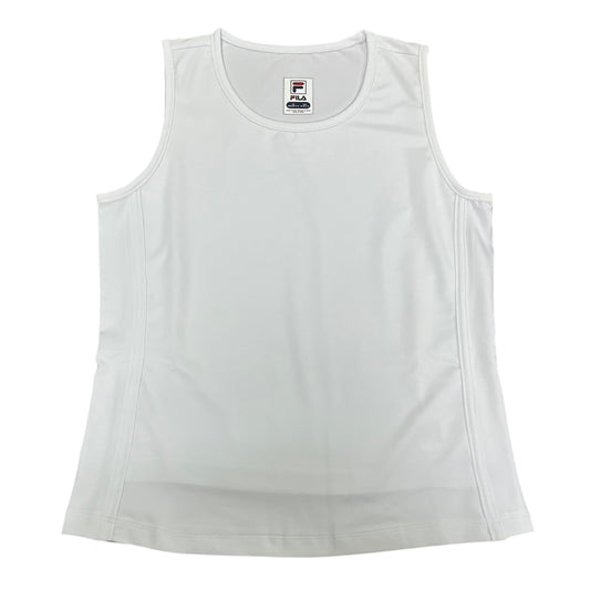 FILA Junior Kids / Youth Girl’s Piped Tank Top (White)