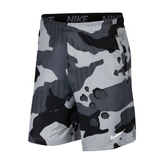 Nike Men’s Dri-FIT Camo Shorts 9-inch (Black-grey) (Size: M)