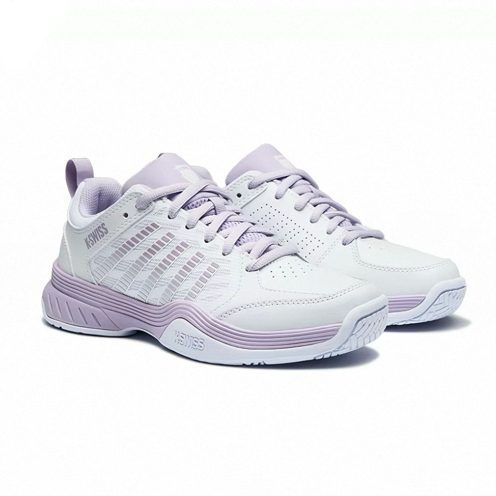 K-Swiss Court Express 2 Women’s Tennis Shoes (White-Purple)