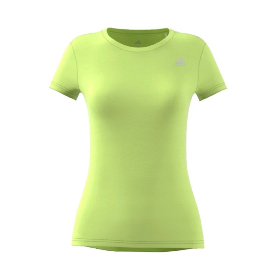 [CLEARANCE] Adidas Women’s FreeLift Prime Tee Top T-Shirt (Lime Yellow)