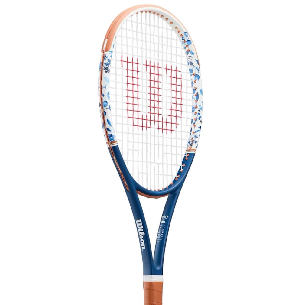 Wilson Blade 100 Pro v10 Heritage Porcelain Limited Edition Tennis Racket (295g) (Unstrung)
