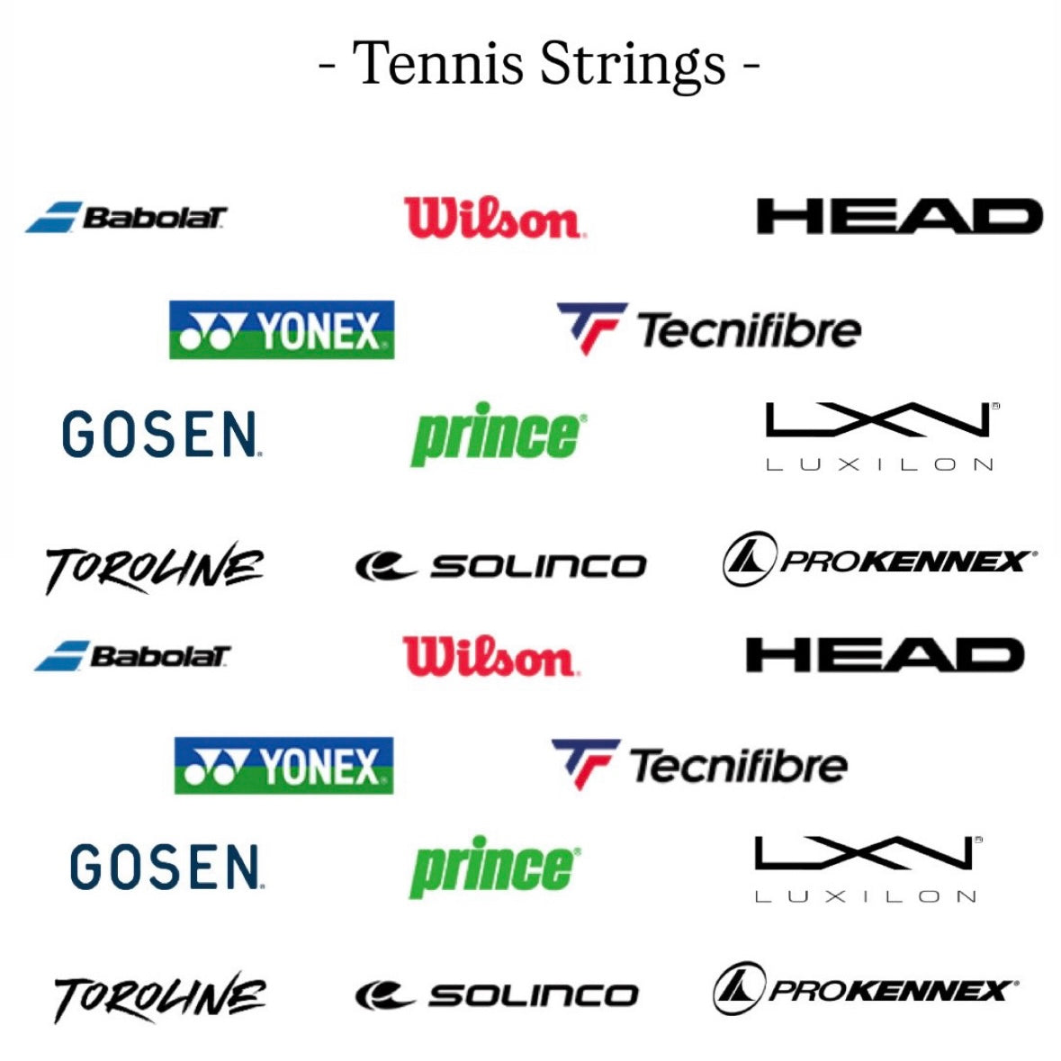 Tennis Strings [Strings only] [1 set]