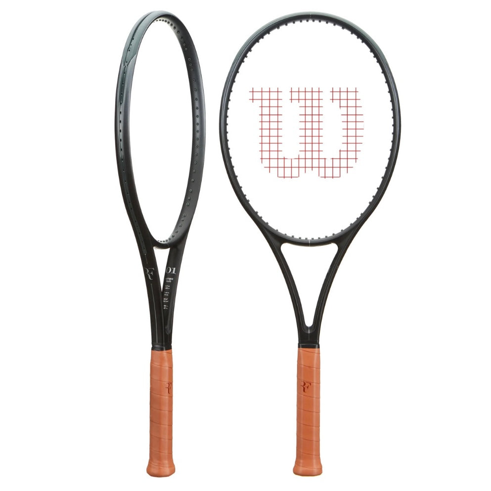 Wilson RF 01 Tennis Racket (300g) (Strung with LUXILON Element/TECNIFIBRE NRG2 17 @ 42lbs)