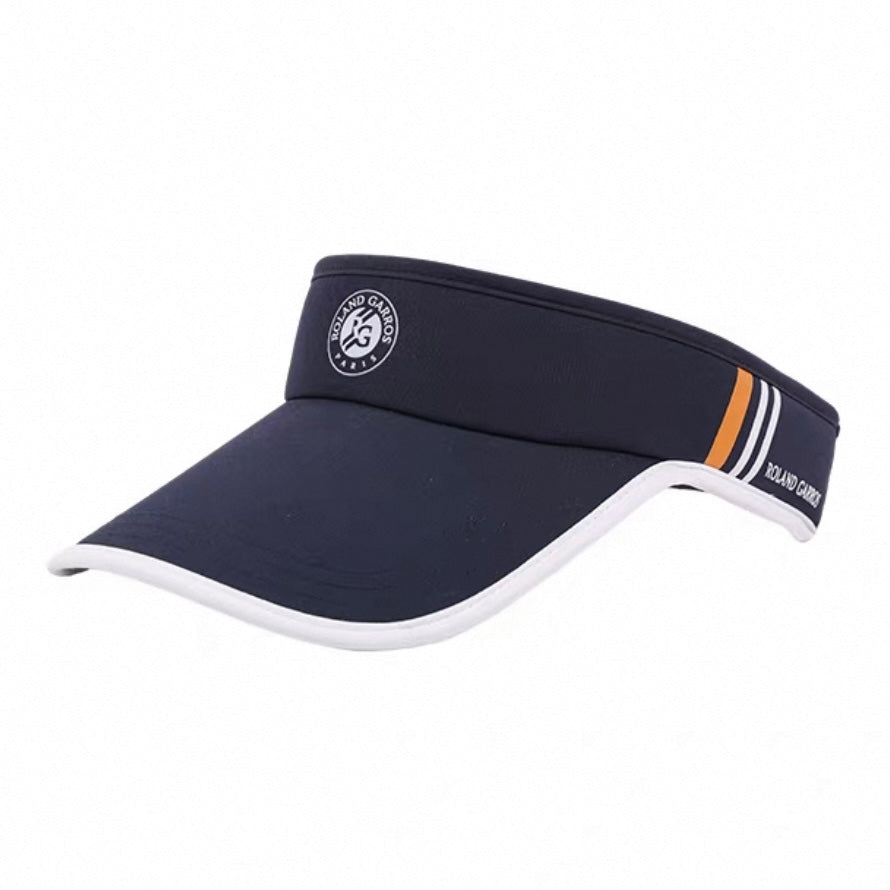 Roland Garros Logo Visor (White / Navy)