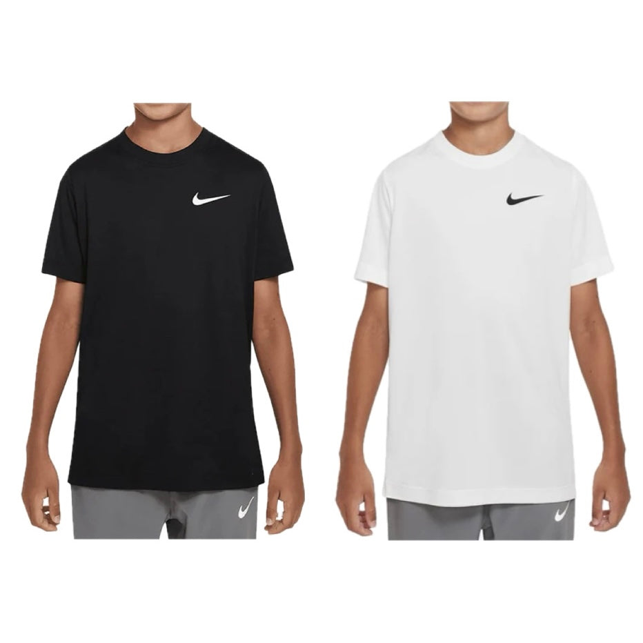 Nike Junior Kids / Youth Boy’s Legend Dri-FIT Training Tee (Black / White)