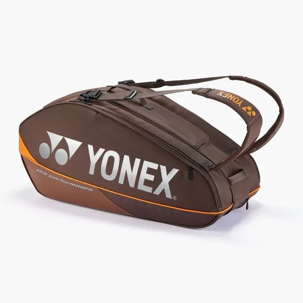 Yonex Pro (9 Pack) Racket Bag (Espresso Brown)