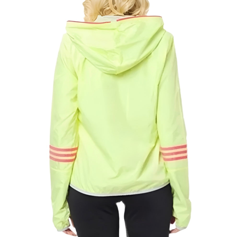 Adidas Women’s Response 3S Windbreaker Jacket (Light yellow)