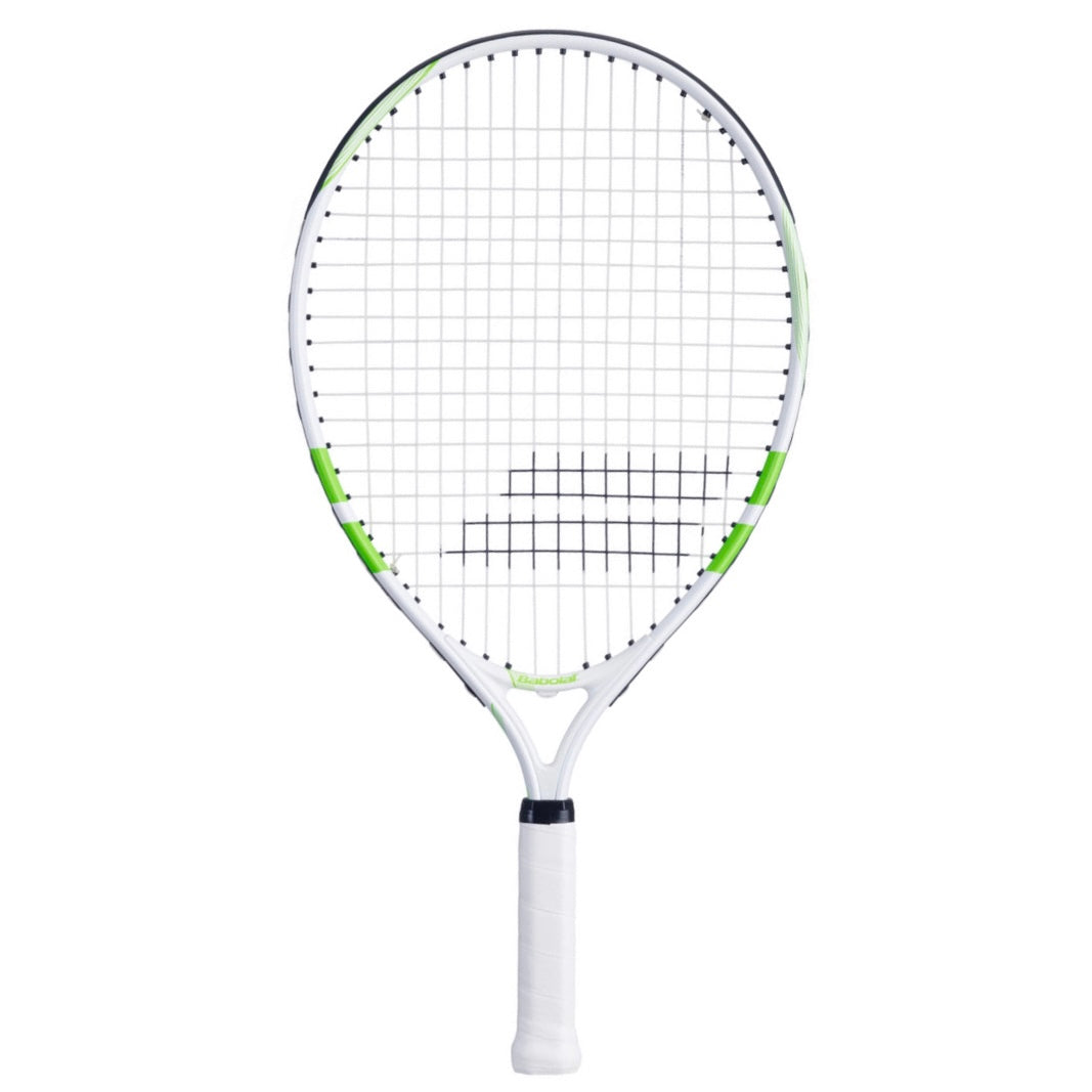 Babolat Comet 21 Junior Tennis Racket (White-Green) (Prestrung)