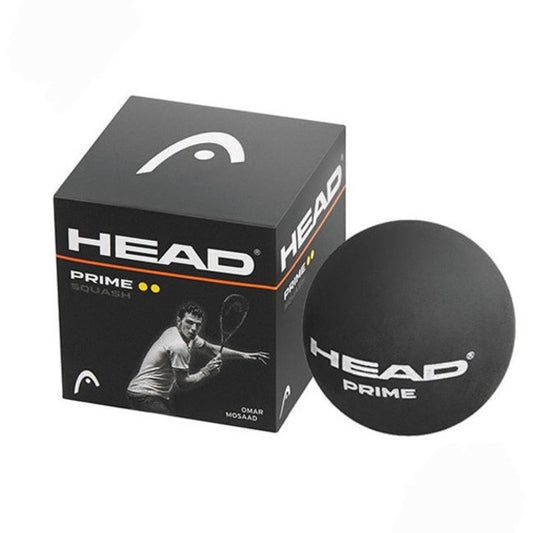 Head Prime Single Ball Squash Ball (Double Yellow Dot)