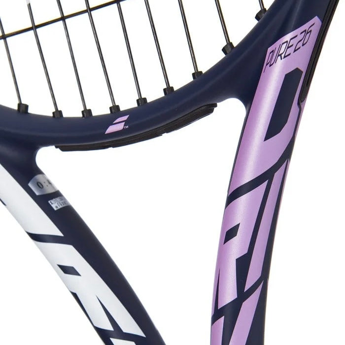 Babolat Pure Drive 26 Junior Tennis Racket (Blue-Pink) (prestrung)